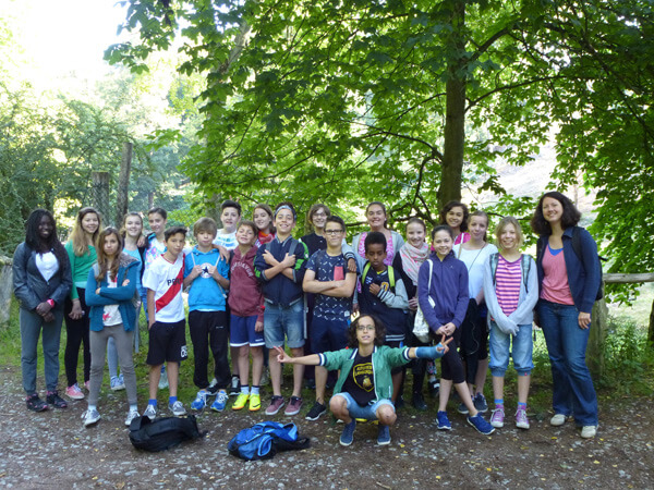 Excursion des 6b au parc accrobranche de Sarrebruck