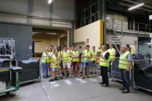 Les élèves de Première ES visitent l’usine Michelin de Hombourg/Saar