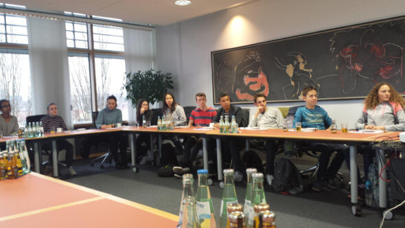 Klasse Première ES zu Besuch in der Bundesbank-Filiale Saarbrücken ...
