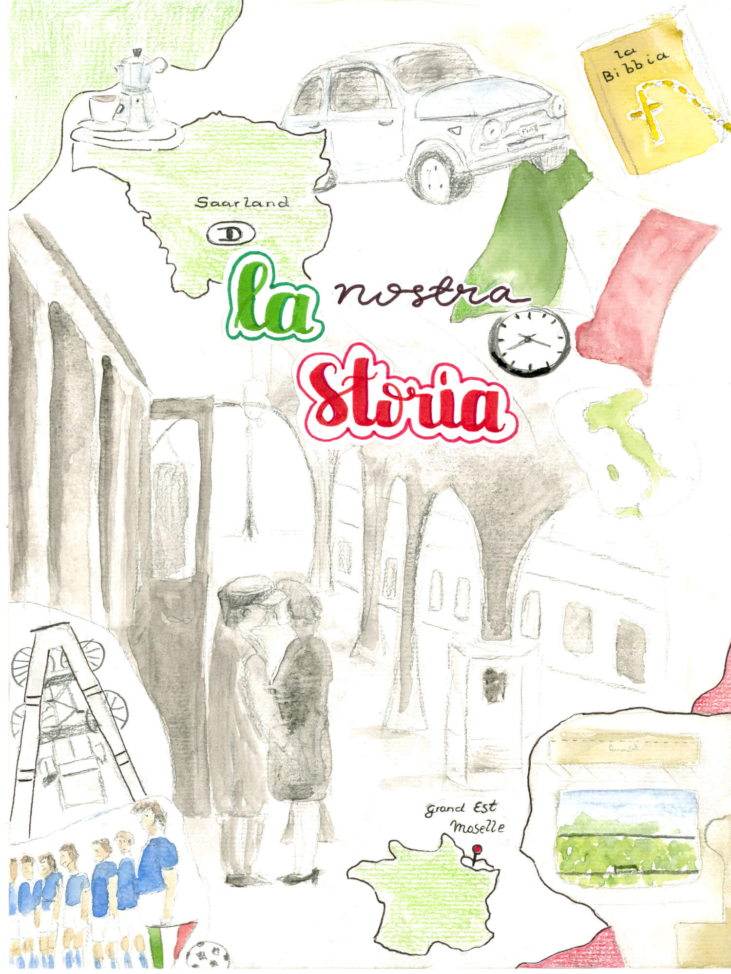 Cérémonie de clôture du projet d'italien « La nostra storia » au LFA