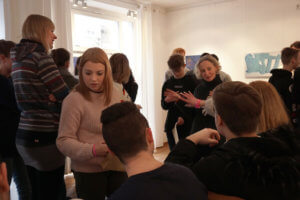 Ein Kunstvermittlungsangebot von Schülerinnen und Schülern des DFG für saarländische Jugendliche zum ArtWalk Saarbrücken