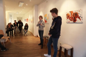 Ein Kunstvermittlungsangebot von Schülerinnen und Schülern des DFG für saarländische Jugendliche zum ArtWalk Saarbrücken