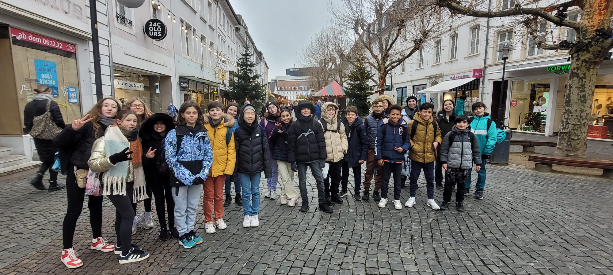 Sortie pédagogique à Sarrebruck des 6e 1, dans le cadre du cours d’allemand