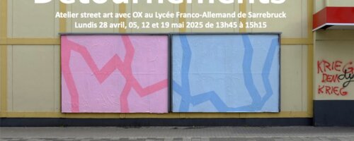 Projet avec l’artiste urbain parisien OX
