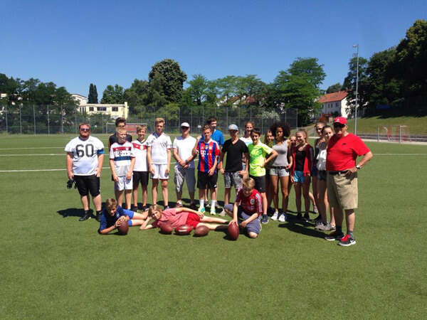 Projekttag der 8S2 mit Workshop „American Football“