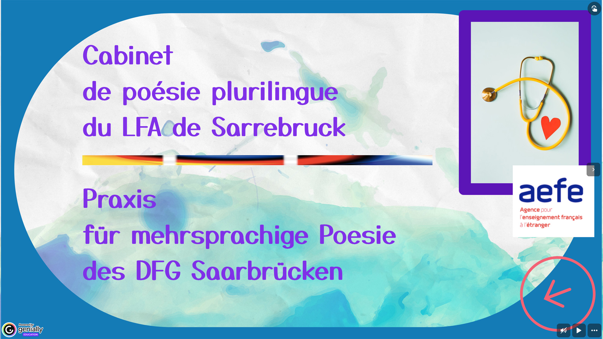 Cabinet de poésie plurilingue du LFA
