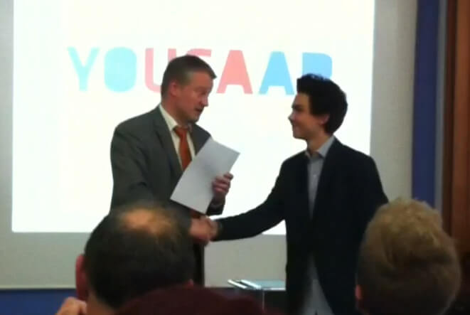 Martin Wagner (2S3) Preisträger bei Wettbewerb „YouSaar“