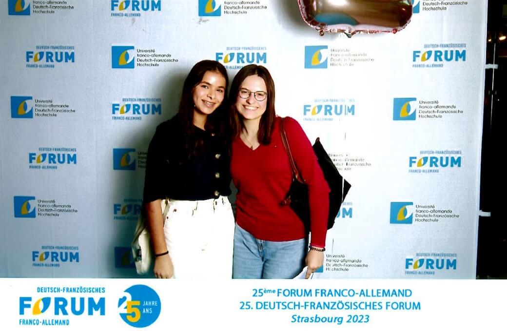 Première- und Terminale-Schüler*innen beim Deutsch-Französischen Forum Straßburg