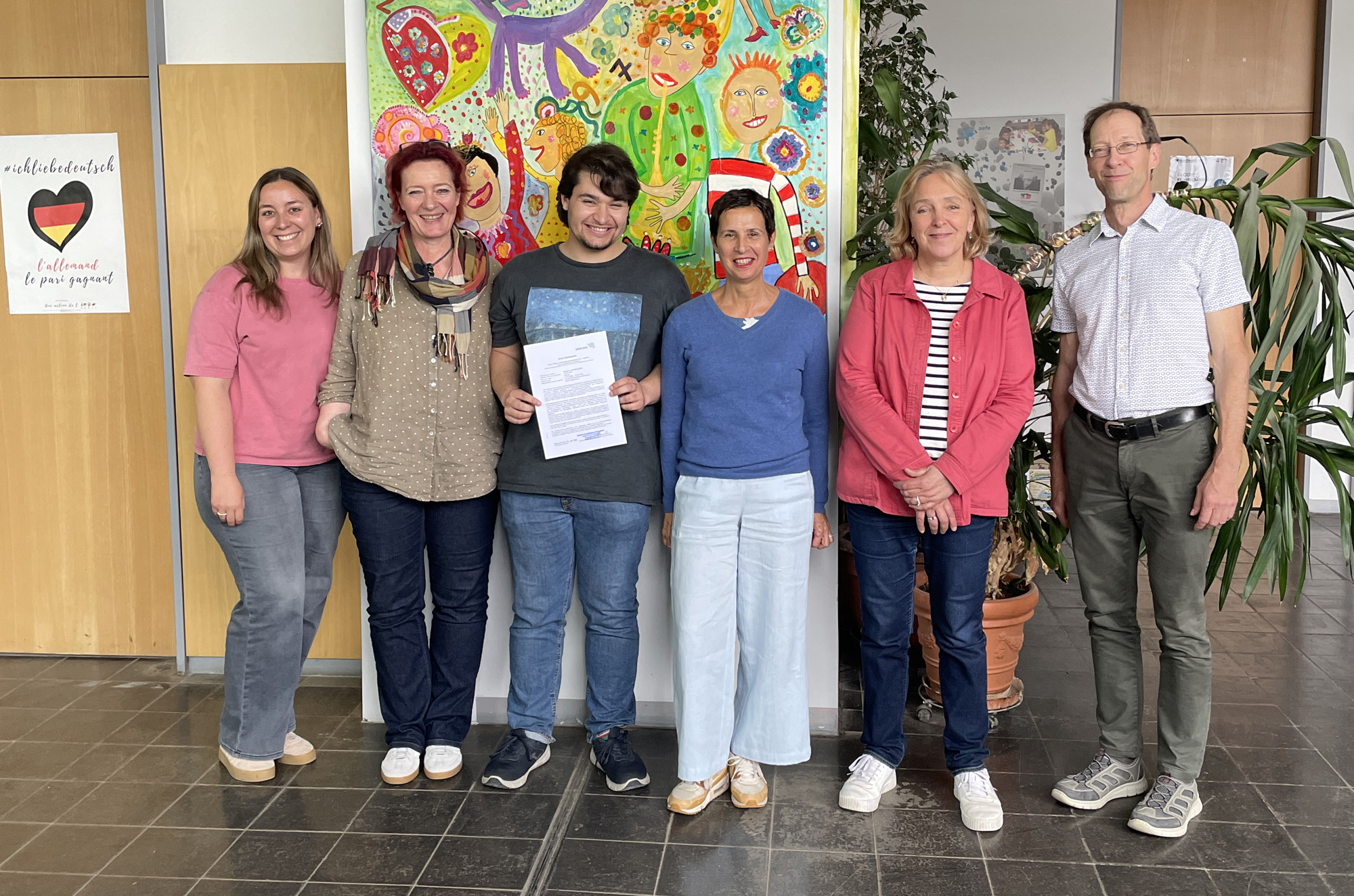 Abschied von unserem Fremdsprachenassistenten Francisco