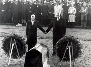 François Mitterrand & Helmut Kohl (1984)