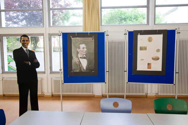 Exposition sur Abraham Lincoln au LFA