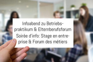 Infoabend zu Betriebspraktikum