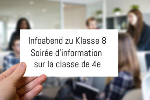 Infoabend Klasse 8