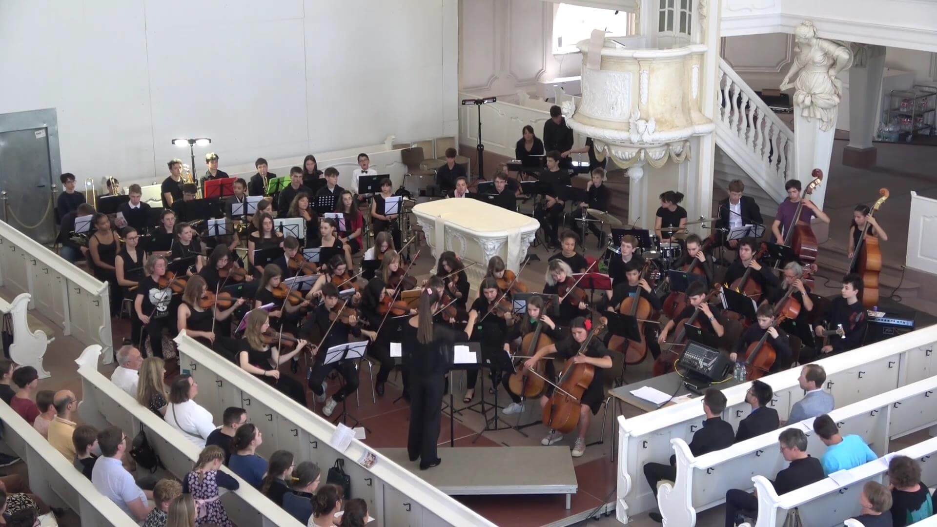 Konzert der DFG-Schulorchester Saarbrücken & Buc in der Ludwigskirche