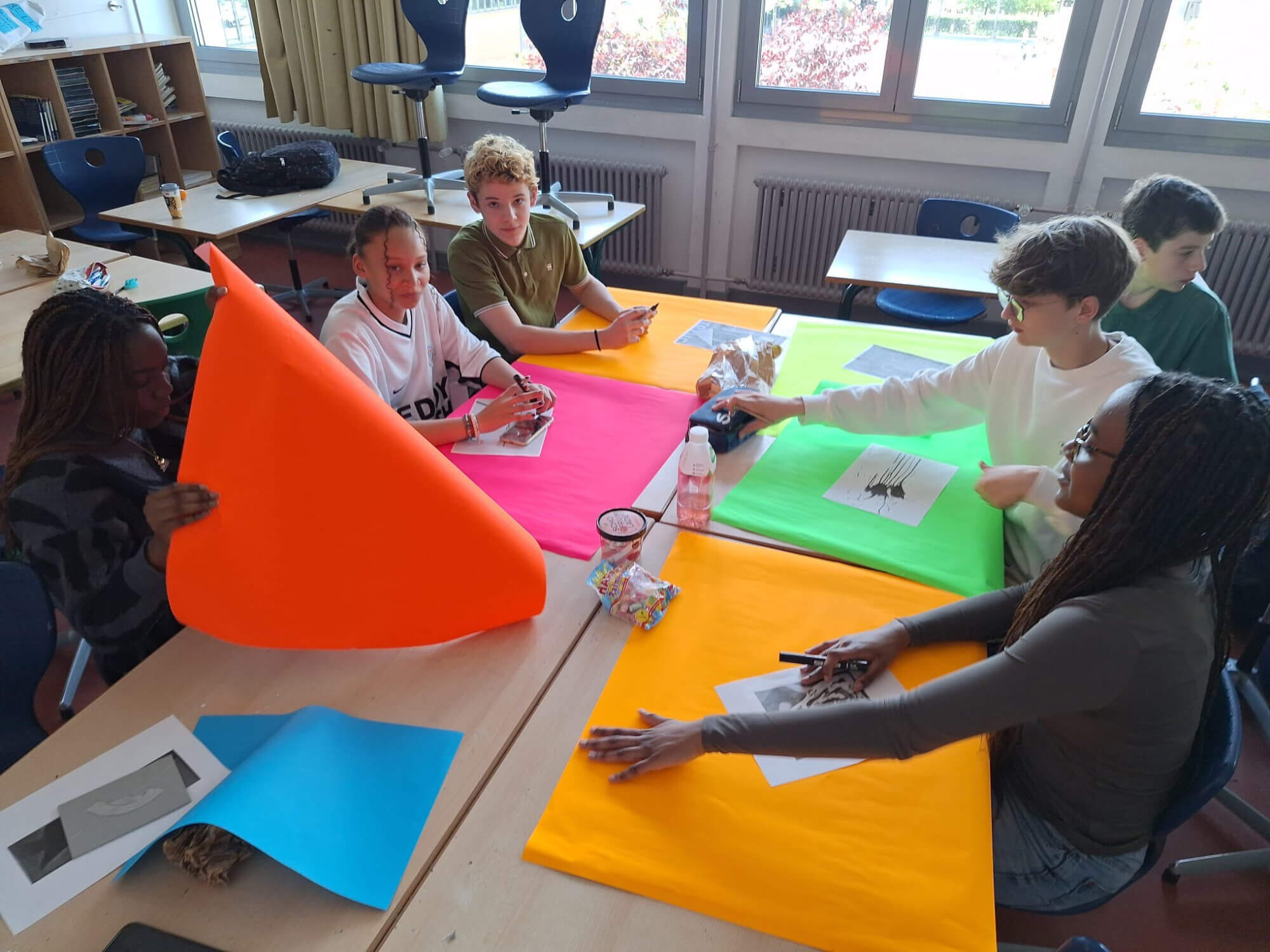 Atelier « Détournements » avec artiste urbain OX en option Arts de troisième