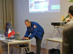 Le spationaute Jean-François Clervoy au LFA (Photo : Francesco Zimmermann)