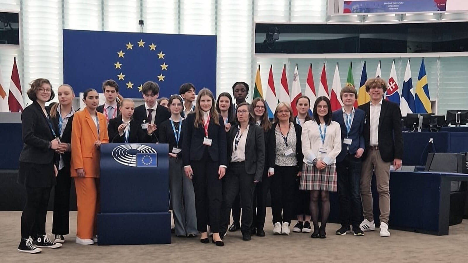 DFG-Schüler*innen im Europäischen Schülerparlament