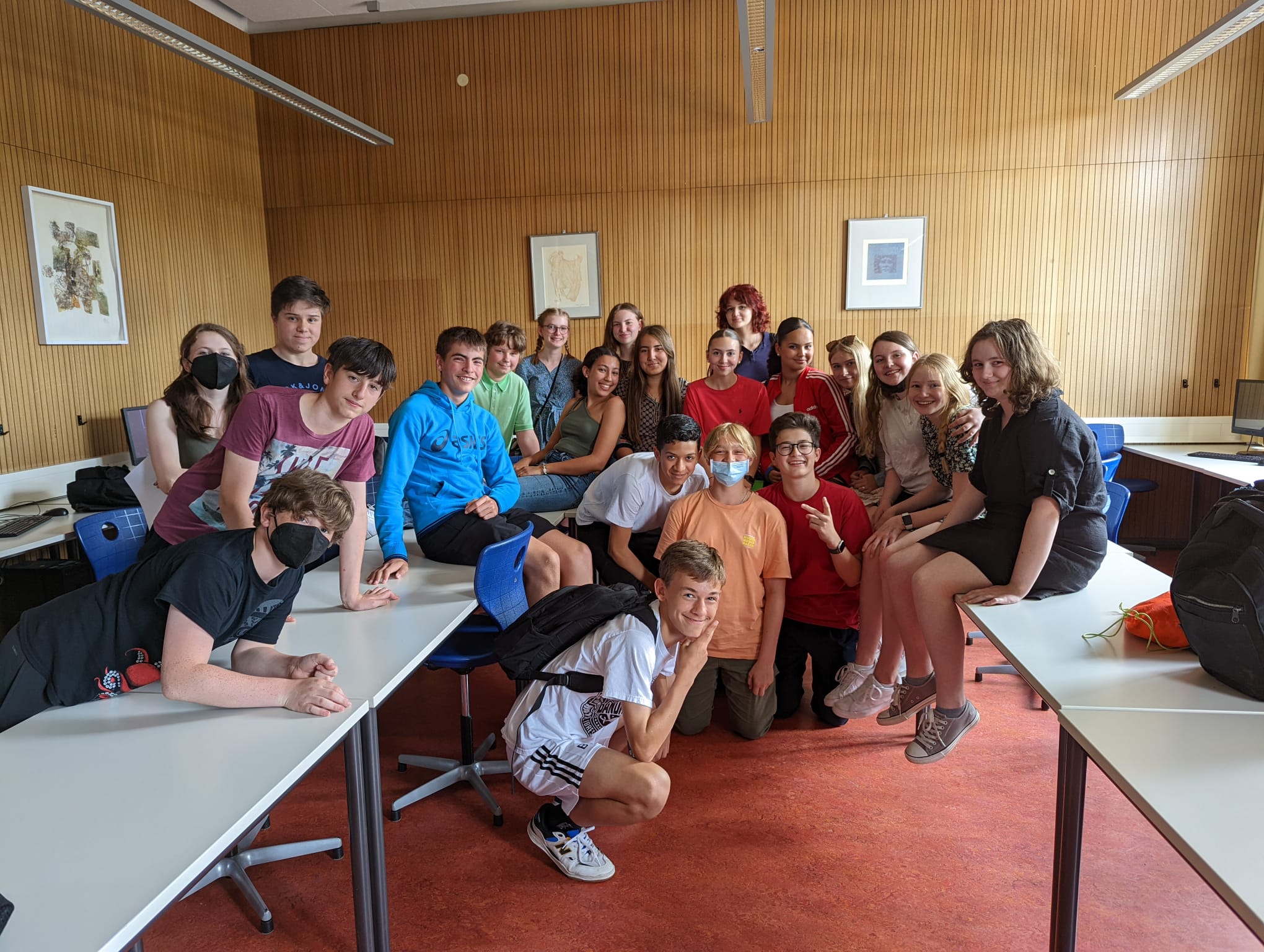 2022 : 16 élèves du LFA participent au programme d’échange Schuman