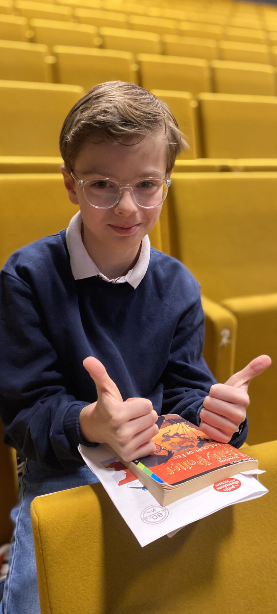 Notre élève Antoine Knopp participe au concours « Les petits champions de la lecture » à Vienne