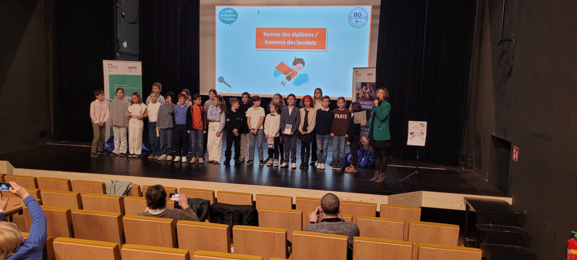 Notre élève Antoine Knopp participe au concours « Les petits champions de la lecture » à Vienne