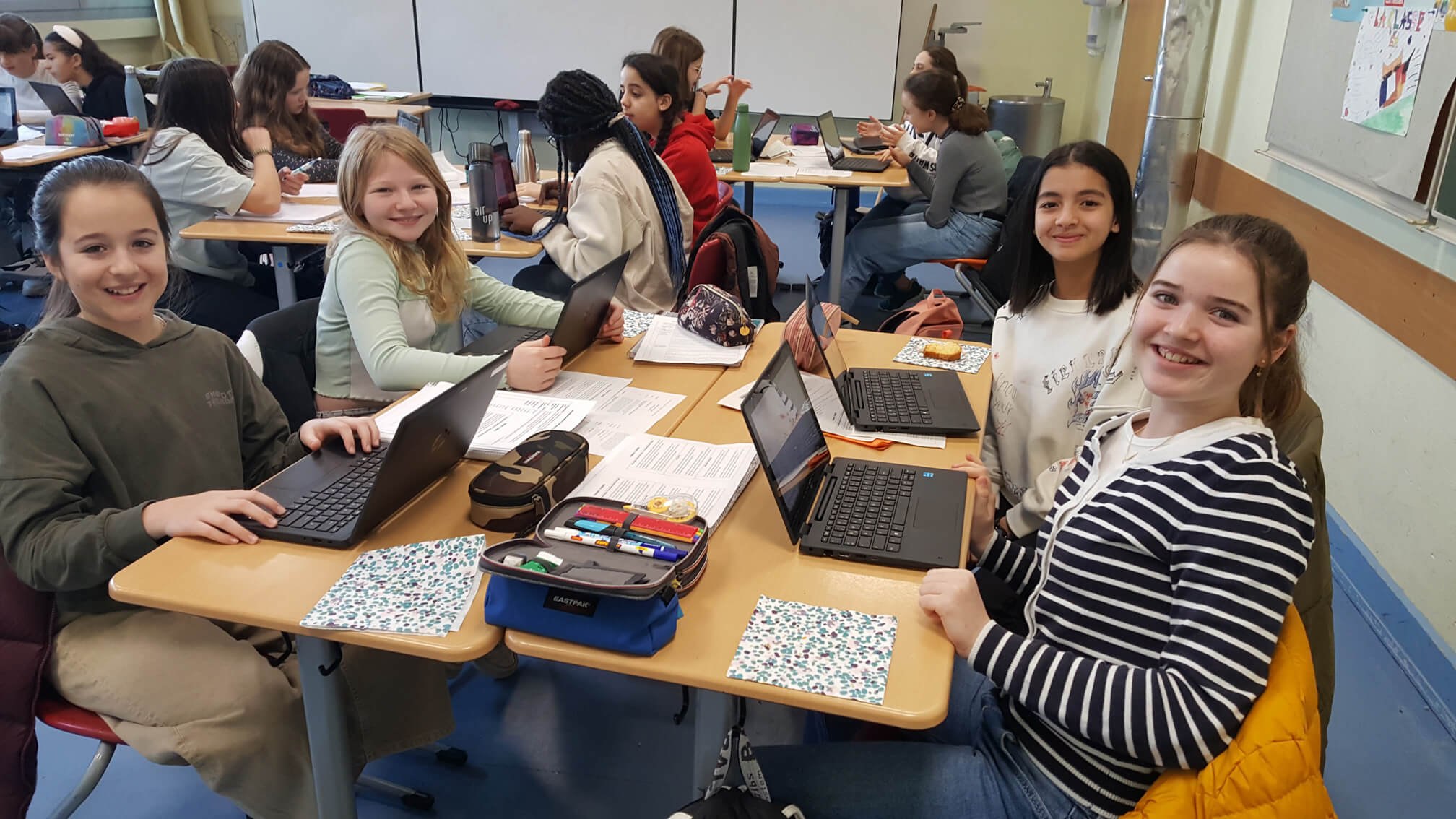 Erstes Treffen des deutschfranzösischen Austausches am DFG für die 6