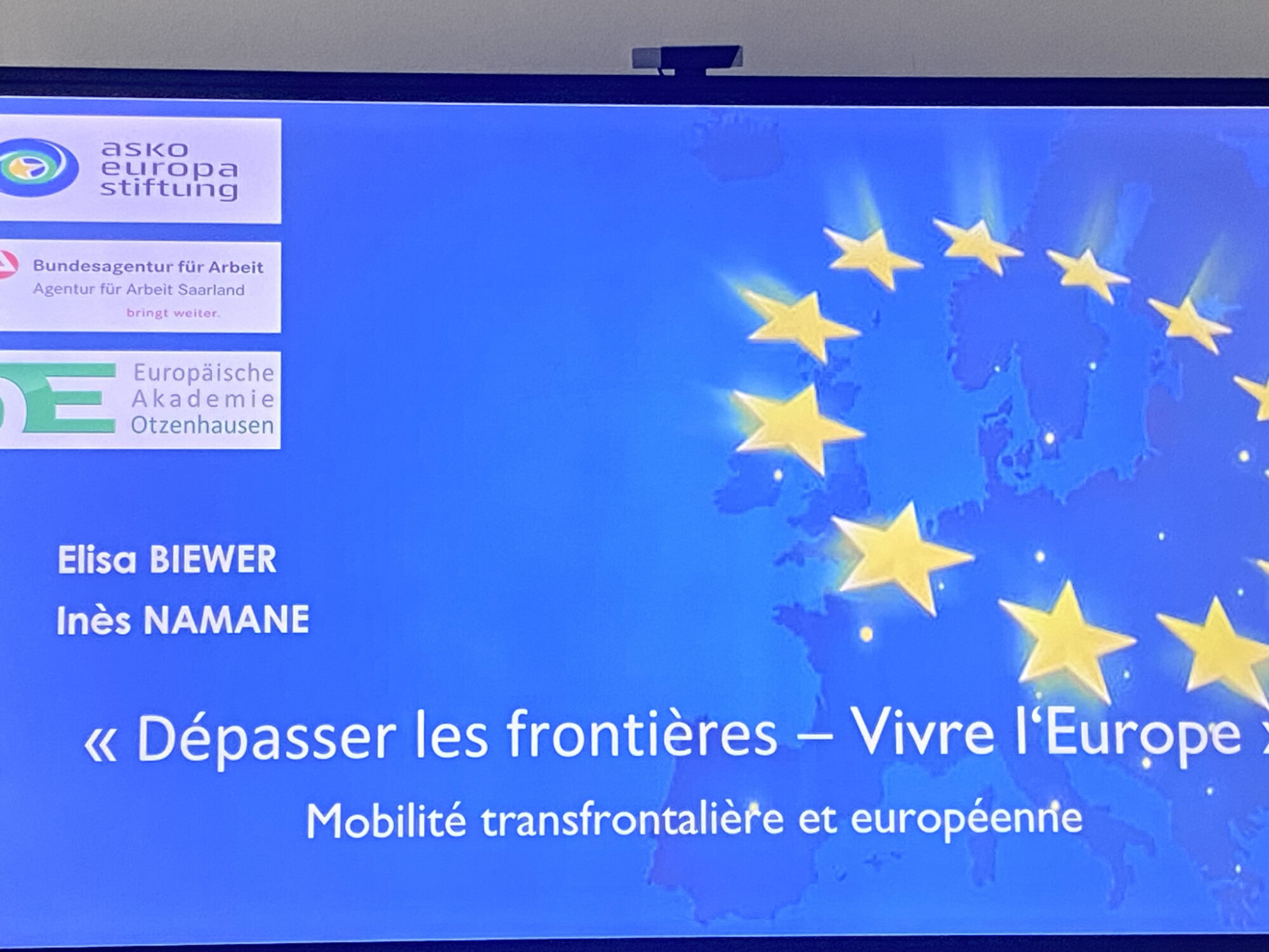 Surmonter les frontières, vivre l’ Europe ! Les élèves de Première Es participent à des ateliers de sensibilisation à la mobilité transfrontalière et à l’Europe